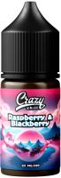 Жидкость для ЭСДН CRAZY CHILL SALT 3мл 20мг Малина Ежевика Hard