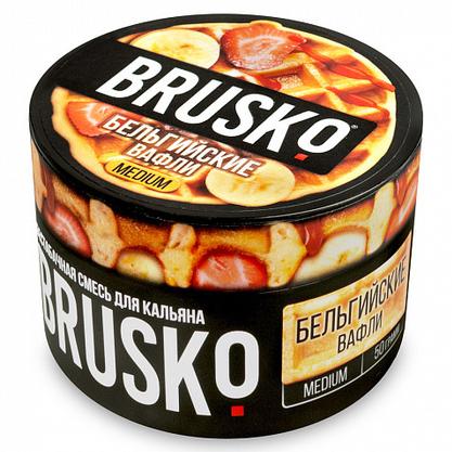 Бестабачная кальянная смесь BRUSKO 50гр. Бельгийские вафли Medium