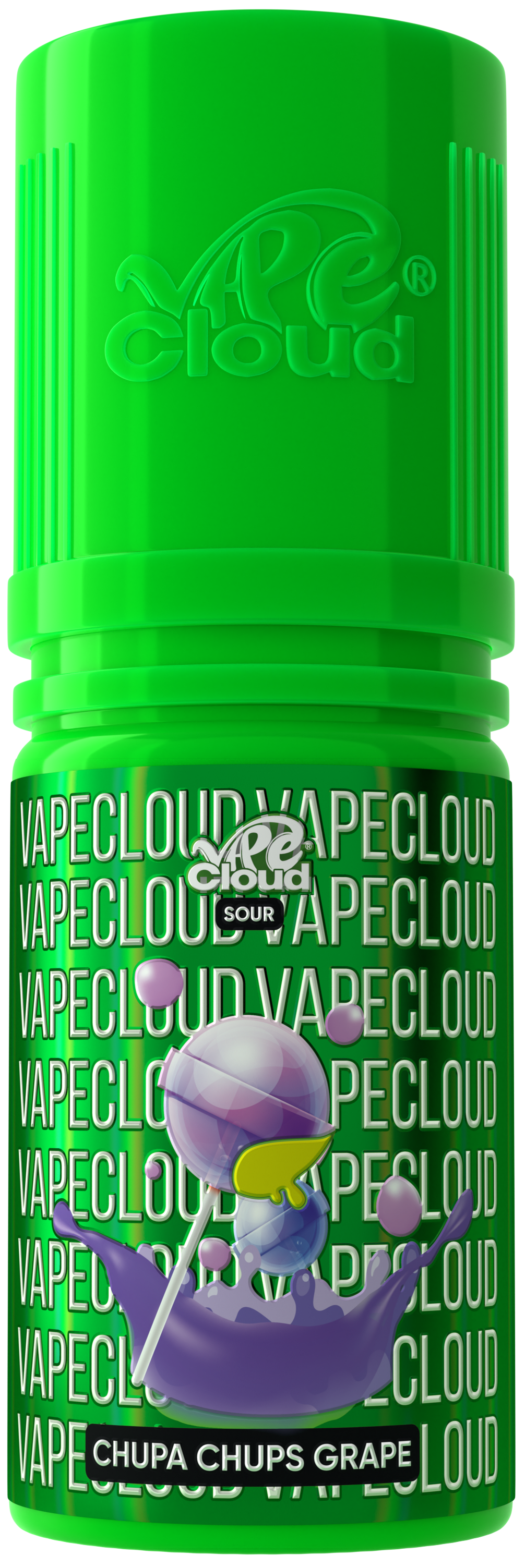 Жидкость для ЭСДН Vape Cloud Sour SALT 30мл 20мг Chupa Chups Grape