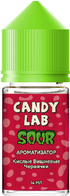 Ароматизатор для 30мл CandyLab SOUR "Cherry Worms" (Кислые Вишневые Червячки)