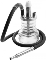 Кальян Pizduk Simple (прозрачная Колба+Черная сумка) h=19 см