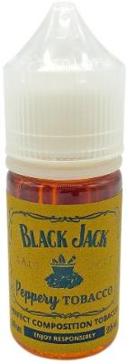PEPPERY TOBACCO 20мг STRONG Black Jack SALT 30мл Жидкость