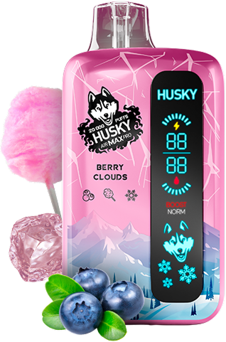 HUSKY AIRMAX PRO 20000 Berry Clouds (Черничная сахарная вата и лед)