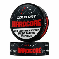 Жевательный табак HARDCORE 10г COLD DRY KICK М
