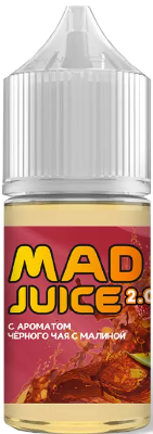 Жидкость для ЭСДН Mad juice SALT 30мл 20мг Чёрный чай с малиной