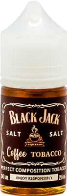 Жидкость для ЭСДН Black Jack 30мл 20мг COFFEE TOBACCO S