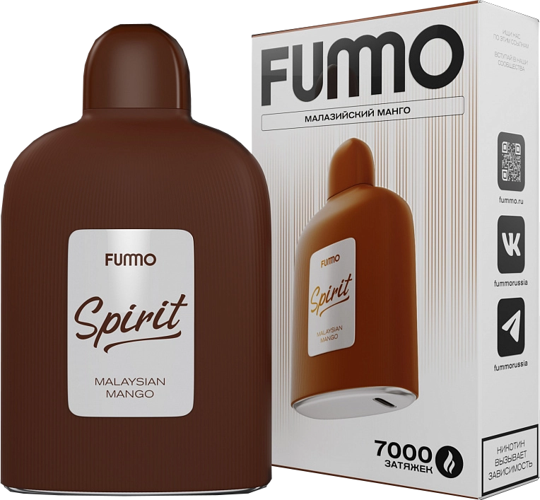 ЭСДН FUMMO SPIRIT 7000 2% Malaysian Mango (Малазийский Манго)
