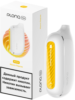 ЭСДН PLONQ MAX 6000 2% Манго Персик