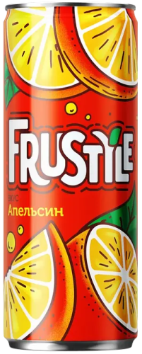 Напиток газированный "Frustyle", 0,33л, Ж/Б Апельсин