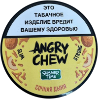 Жевательный табак ANGRY CHEW 12гр SLIM с ароматом сочной дыни STRONG М