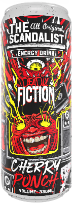 Энергетик "The Scandalist Energy Drink", 0,33л, Ж/Б DEADLY FICTION