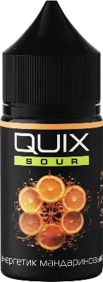 Жидкость для ЭСДН QUIX SOUR 30мл 0мг Энергетик Мандариновый