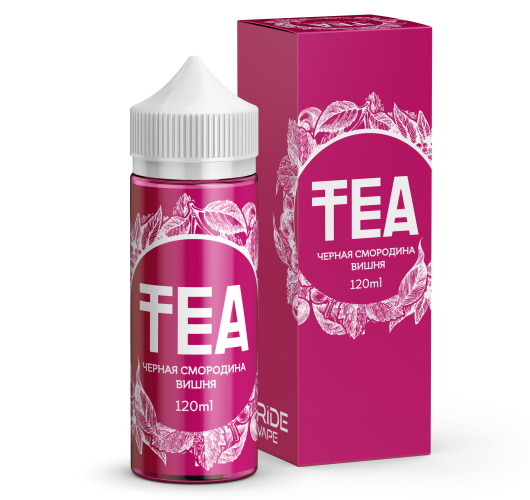 Черная смородина, вишня 3мг TEA 120мл Жидкость