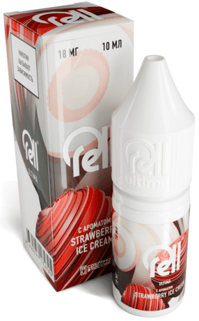 Жидкость для ЭСДН RELL ULTIMATE SALT 10мл 20мг Strawberry ice Cream