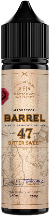 Жидкость для ЭСДН ElectroJam T.o.b.a.c.c.o. Barrel 60мл 12мг Bitter Sweet