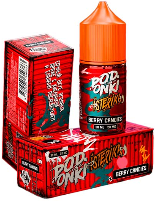 Berry Candies (Ягодные драже с кислинкой) 20мг ULTRA ISTERIKA X PODONKI SALT 30мл Жидкость