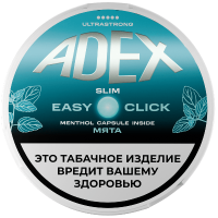 Жевательный табак ADEX CLICK 9гр. МЯТА STRONG
