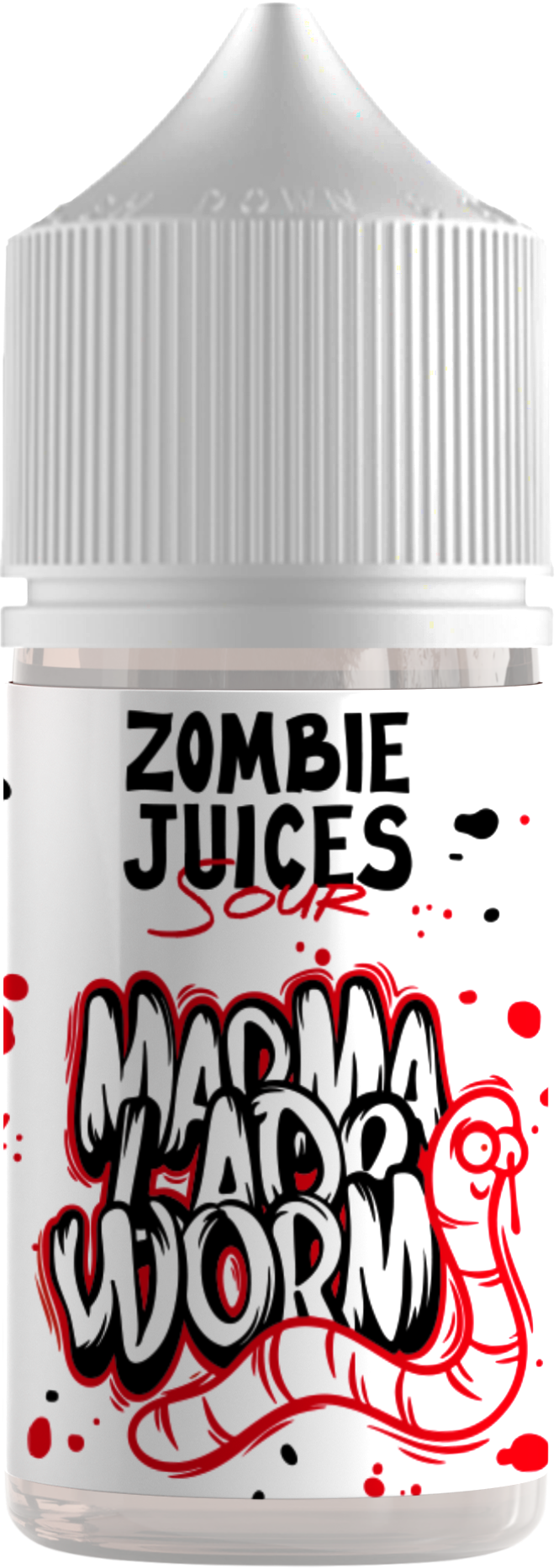 Жидкость для ЭСДН Zombie Juices Sour SALT 30мл 20мг Мармеладные червячки