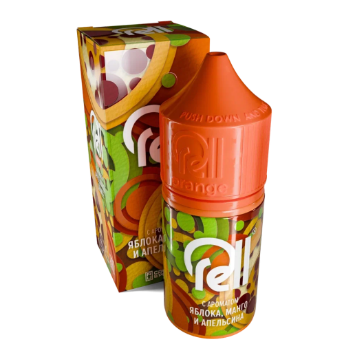 Ароматизатор для 30мл RellOrange с ароматом Яблока, манго и апельсина