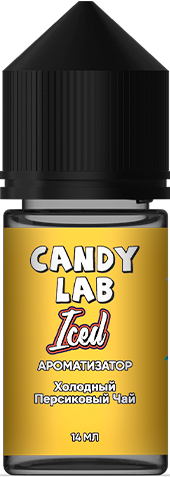 Ароматизатор для 30мл CandyLab Iced "Peach Iced Out" (Холодный Персиковый Чай)