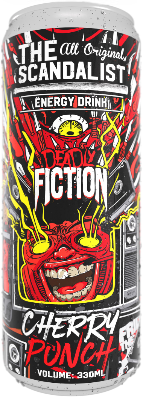Энергетик "The Scandalist Energy Drink", 0,33л, Ж/Б DEADLY FICTION
