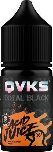 Ароматизатор для 30мл QVKS TOTAL BLACK KONSTRUKT Яблоко Лайм Алоэ