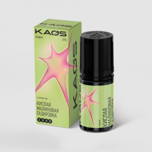 Кислая Малиновая Газировка 20мг KAOS SOUR SALT 30мл Жидкость