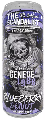 Энергетик "The Scandalist Energy Drink", 0,33л, Ж/Б GENEVE 1988