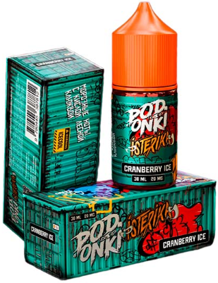 Cranberry ICE (Морозная лесная клюква) 20мг ULTRA ISTERIKA X PODONKI SALT 30мл Жидкость