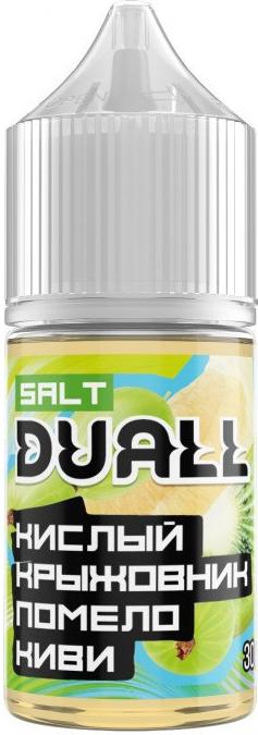 Жидкость для ЭСДН DUALL SALT 30мл 20мг Кислый крыжовник, помело, киви