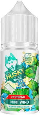 Mint Wind 20мг STRONG HUSKY Import White 3xICE SALT 30мл Жидкость