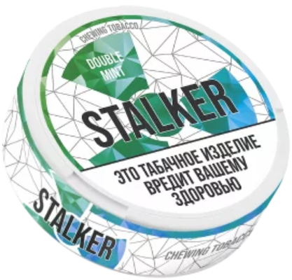 Жевательный табак Stalker Mini (double mint с ароматом двойной мяты) Strong М