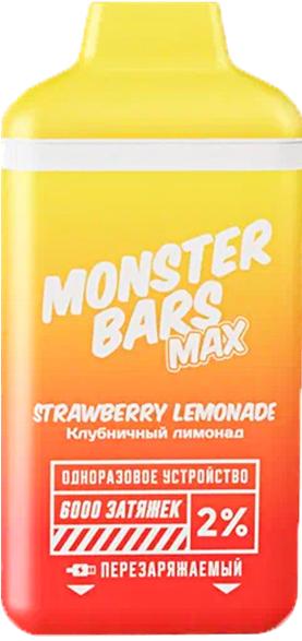 ЭСДН Monster Bars 6000 2% Strawberry Lemonade (Клубничный лимонад)