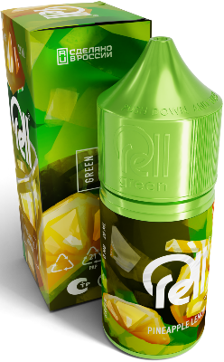 Жидкость для ЭСДН RELL GREEN 28мл 0мг Pineapple lemon