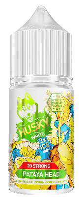 Pataya Head 20мг HUSKY Import White 3xICE SALT 30мл Жидкость