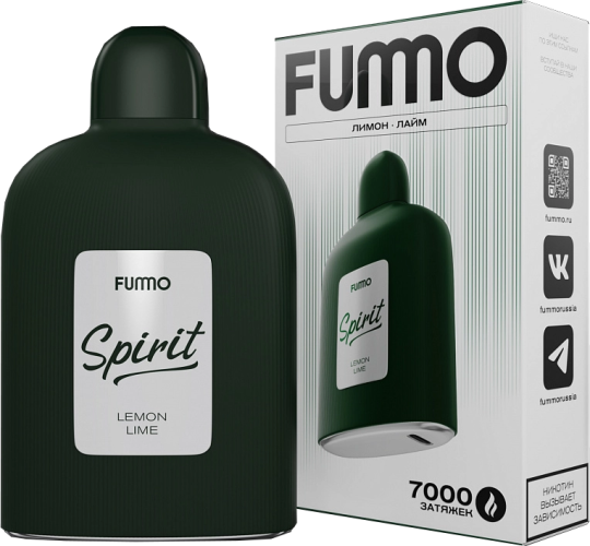 ЭСДН FUMMO SPIRIT 7000 2% Lemon Lime (Лимон Лайм)