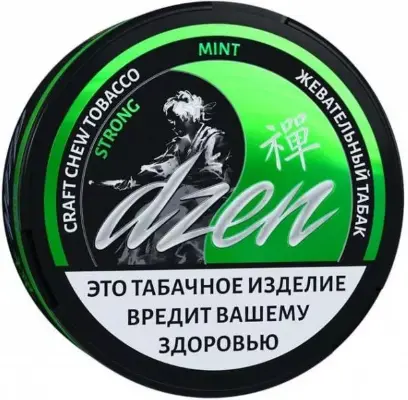 Жевательный табак DZEN 9гр SLIM MINT STRONG М