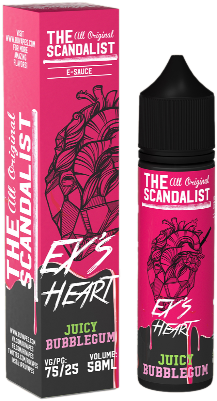 Жидкость для ЭСДН The Scandalist 58мл 0мг Ex`s Hear
