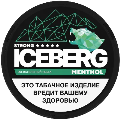 Жевательный табак ICEBERG 10гр SLIM Ментол STRONG М