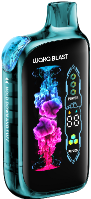 WAKA BLAST 38000 Черника Малина + Ментол Микс