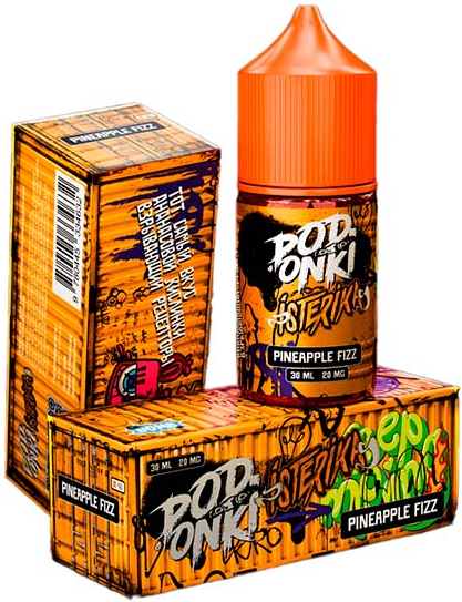 Pineapple FIZZ (Ананасовая кислинка) 20мг ULTRA ISTERIKA X PODONKI SALT 30мл Жидкость