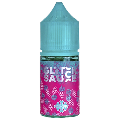 Iced Out Grape King 20мг Glitch Sauce SALT 30мл Жидкость