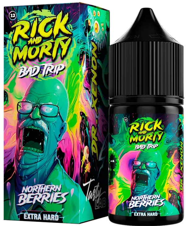 Северные Ягоды с Хвоей 20мг Hard RICK AND MORTY BAD TRIP SALT 30мл Жидкость