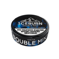 Жевательный табак ICEBURN MINI Slim Double mint (Двойная мята) ULTRA М