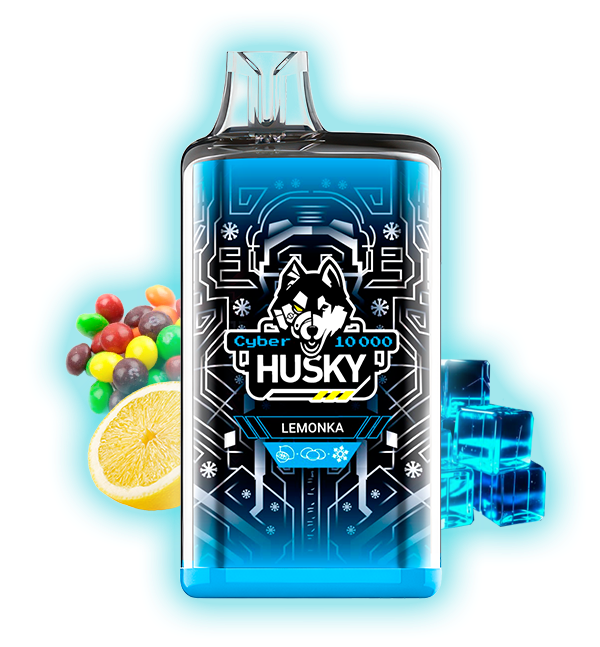 HUSKY CYBER 10000 Lemonka (Лимонный скитлс)