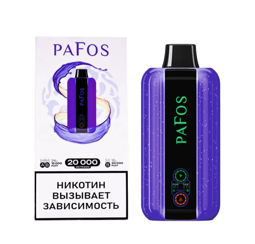 PAFOS 20000 Ежевика Содовая (Blackberry Soda)