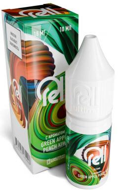 Жидкость для ЭСДН RELL ULTIMATE SALT 10мл 20мг Green Apple Peach Kiwi