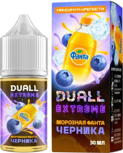 Морозная фанта черника 20мг EXTRA HARD DUALL EXTREME SALT 30мл Жидкость