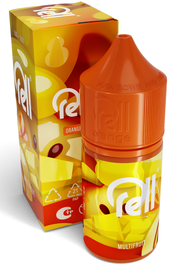 Жидкость для ЭСДН RELL ORANGE 28мл 0мг Multifruit