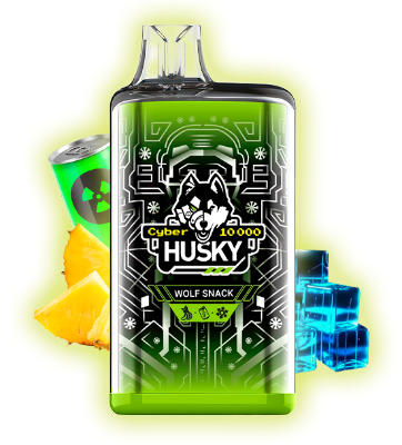 HUSKY CYBER 10000 Wolf Snack (Ананасовый энергетик)